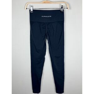 Alphalete Amplify Seamless Leggings Dark Gray Scrunch Butt High Waist Small